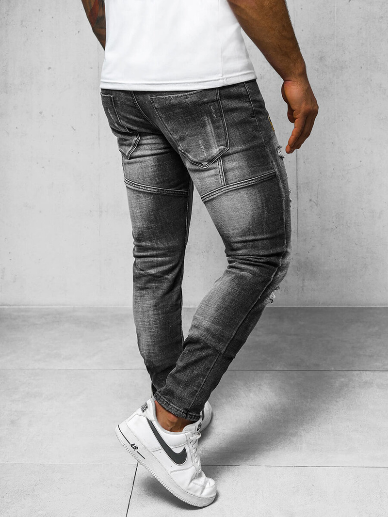 Мъжки дънки черни OZONEE NB/MP0047NZ