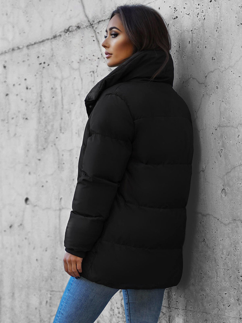 Дамско яке черно OZONEE JS/5M729/392