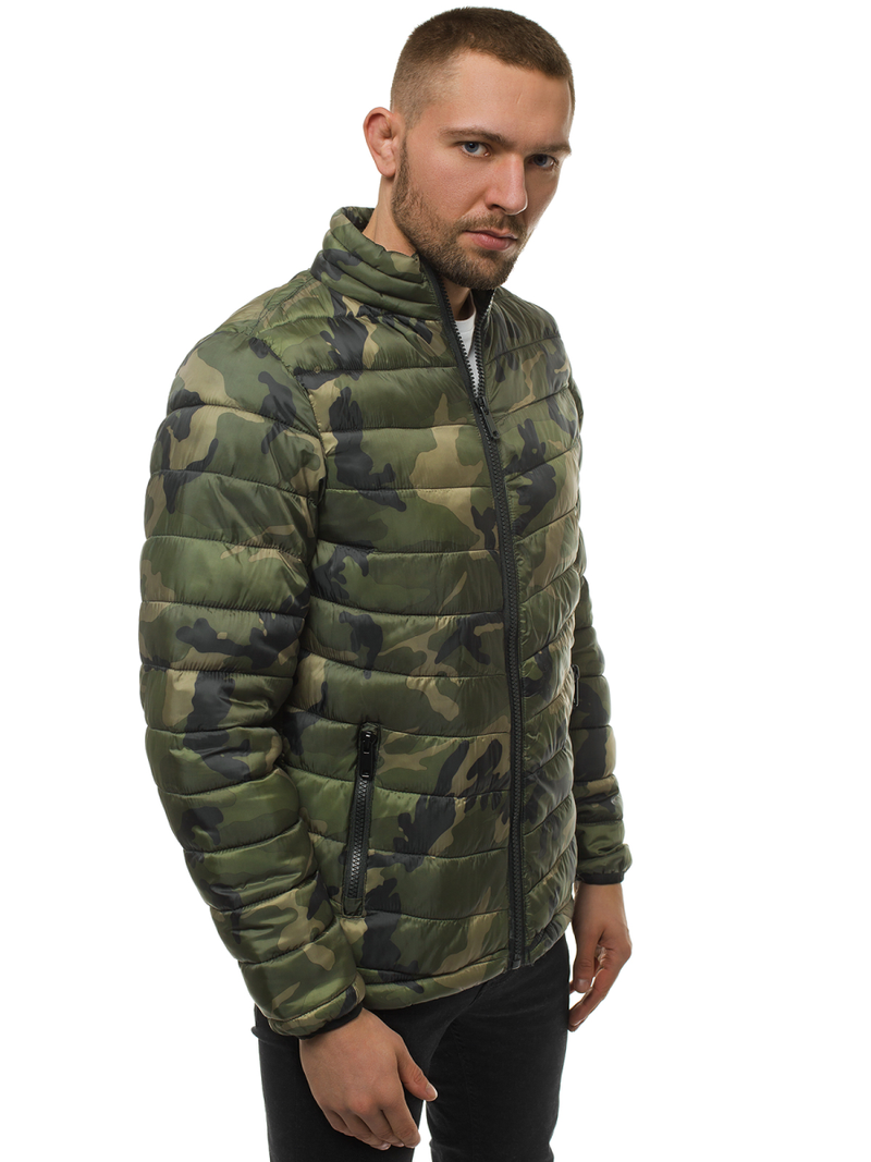 Мъжко яке зелена-камуфлажно OZONEE JS/SM80Z