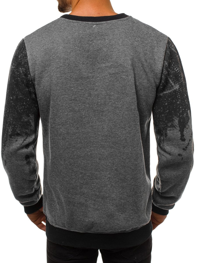 Мъжки суитшърт черна OZONEE JS/22053Z