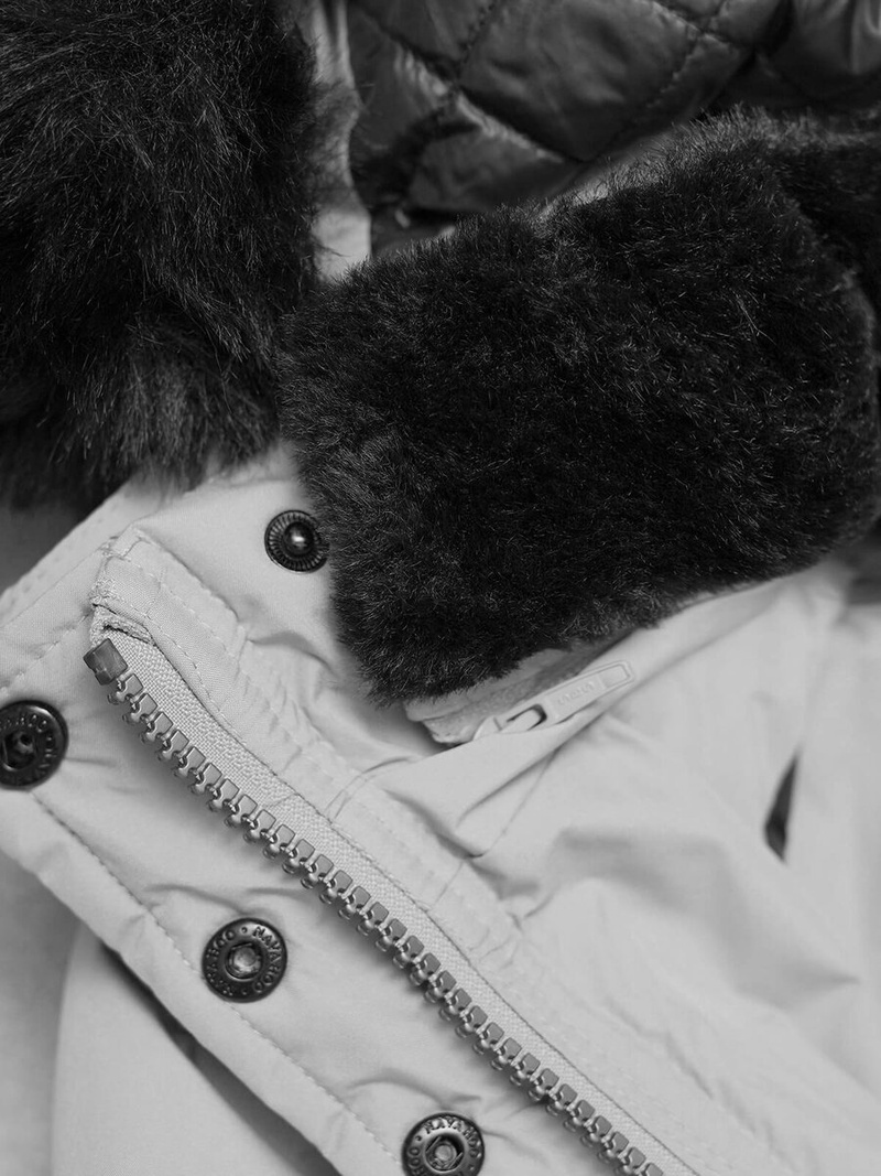 Дамско яке сива OZONEE O/W377Z