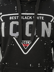 Мъжки суитшърт черно OZONEE JS/8B1737/3