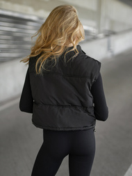 Жилетка суичър черна OZONEE JS/16M9209/392