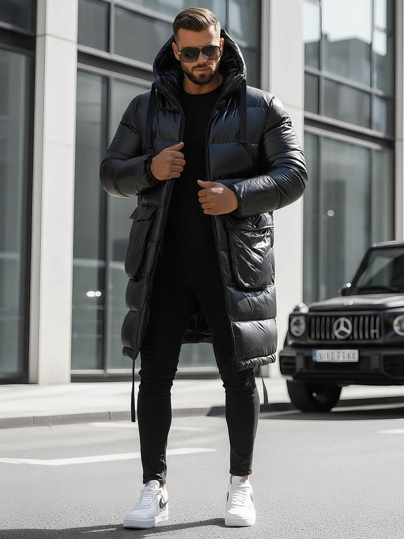 Мъжко яке черен OZONEE O/M3205Z