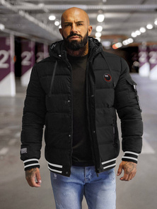 Мъжко яке черни OZONEE JS/57M7501/392