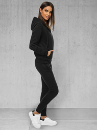 Дамски анцуг от две части черен OZONEE JS/CKW03