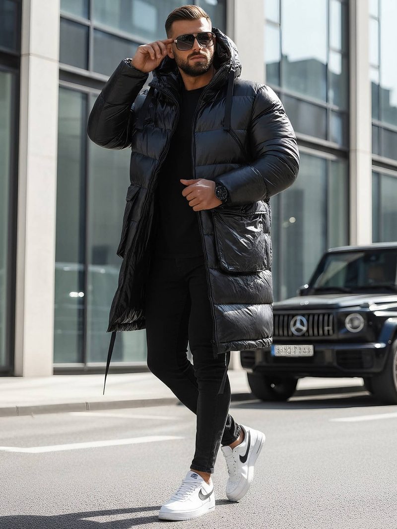 Мъжко яке черен OZONEE O/M3205Z