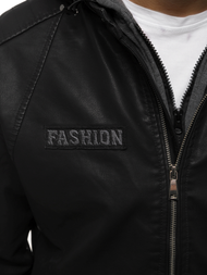 Мъжко яке черно OZONEE JB/JP1127