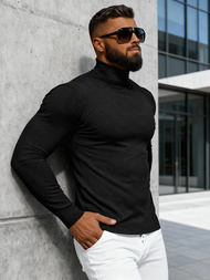 Мъжки пуловер черен OZONEE NB/MMB600/4Z