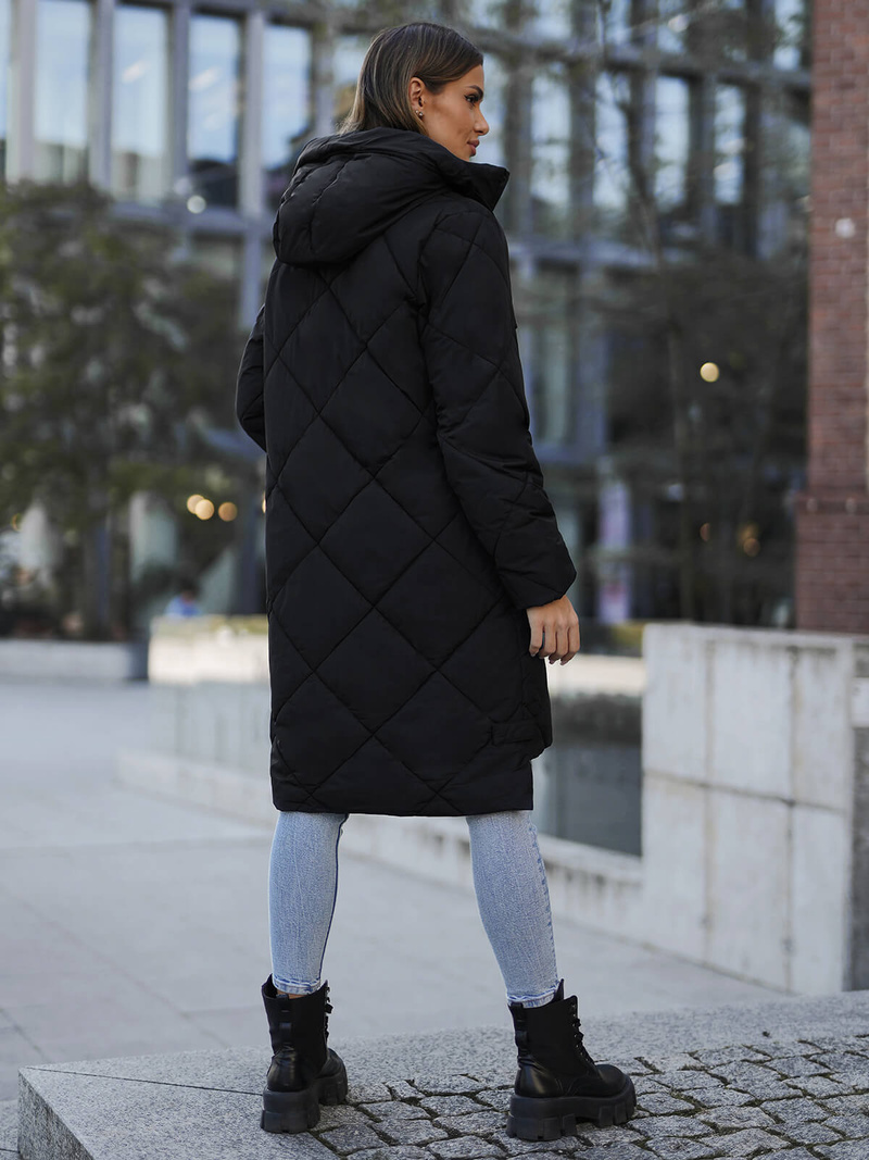 Дамско яке черно OZONEE JS/5M3168/392