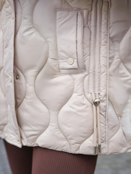 Дамско яке екрю OZONEE JS/5M3226/62B